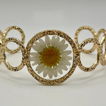 Bracelet jonc cercles