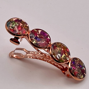 Barrette à cheveux cabochons